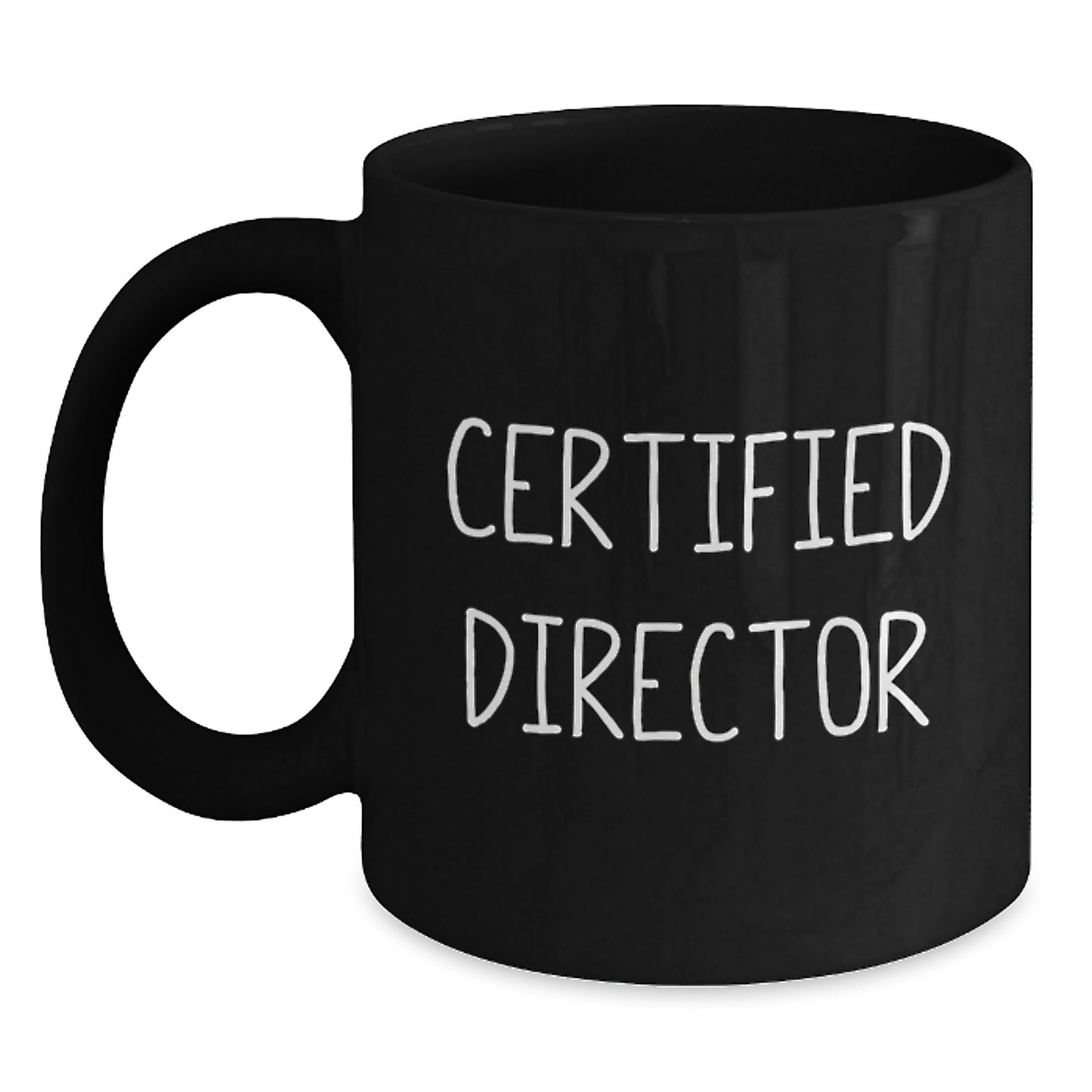 Funny Director Quote Black Coffee Mug Gifts from Friends for Graduation, Unique Director Gifts, Director Mug for Men and Women, Graduation black Ceramic Coffee Mug - Main