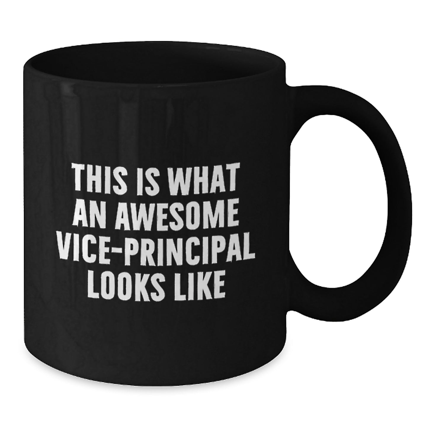 Funny Vice-principal Gifts from Friends - This Is What An Awesome Vice-principal Looks Like Black Coffee Mug, Birthday Unique Gifts for Vice-principal, Men, Women, Coworkers, Family - Additional