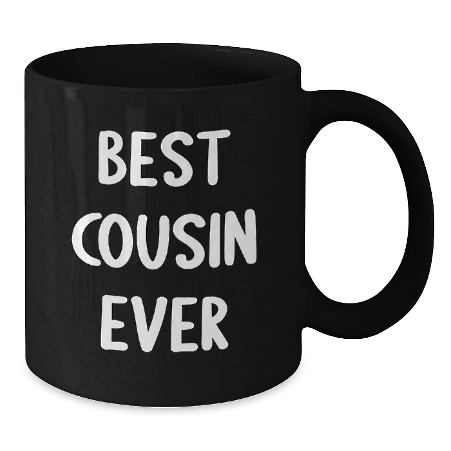 Funny Cousin Gifts Best Cousin Ever Black Coffee Mugs for Graduation from Family, Gifts for Cousin - Additional