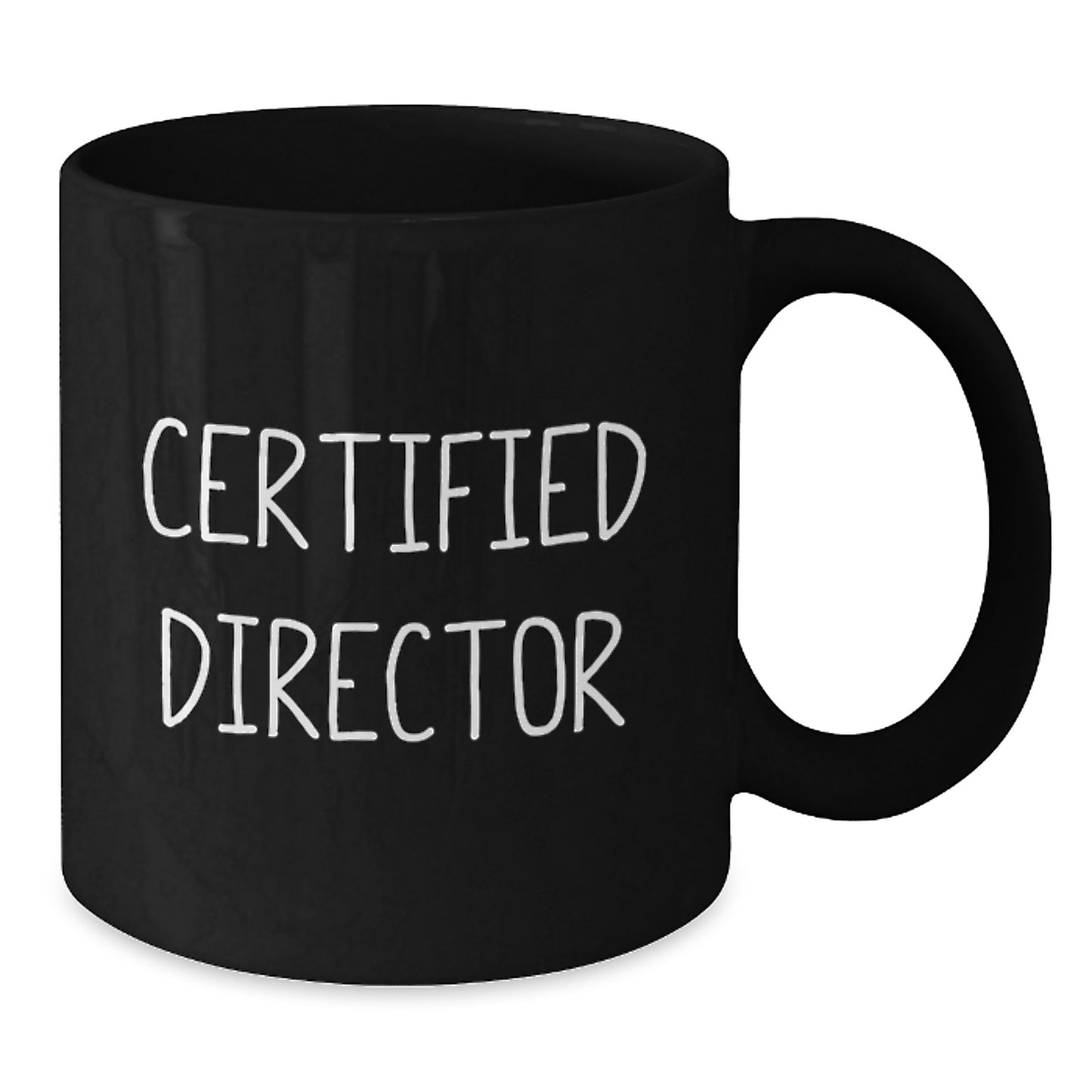 Funny Director Quote Black Coffee Mug Gifts from Friends for Graduation, Unique Director Gifts, Director Mug for Men and Women, Graduation black Ceramic Coffee Mug - Additional