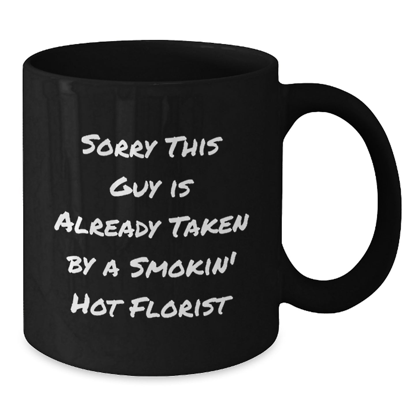 Florist's Favorite Black Coffee Mug, Funny Quote, Birthday Unique Gifts from Friends, Gifts for Florist - Additional