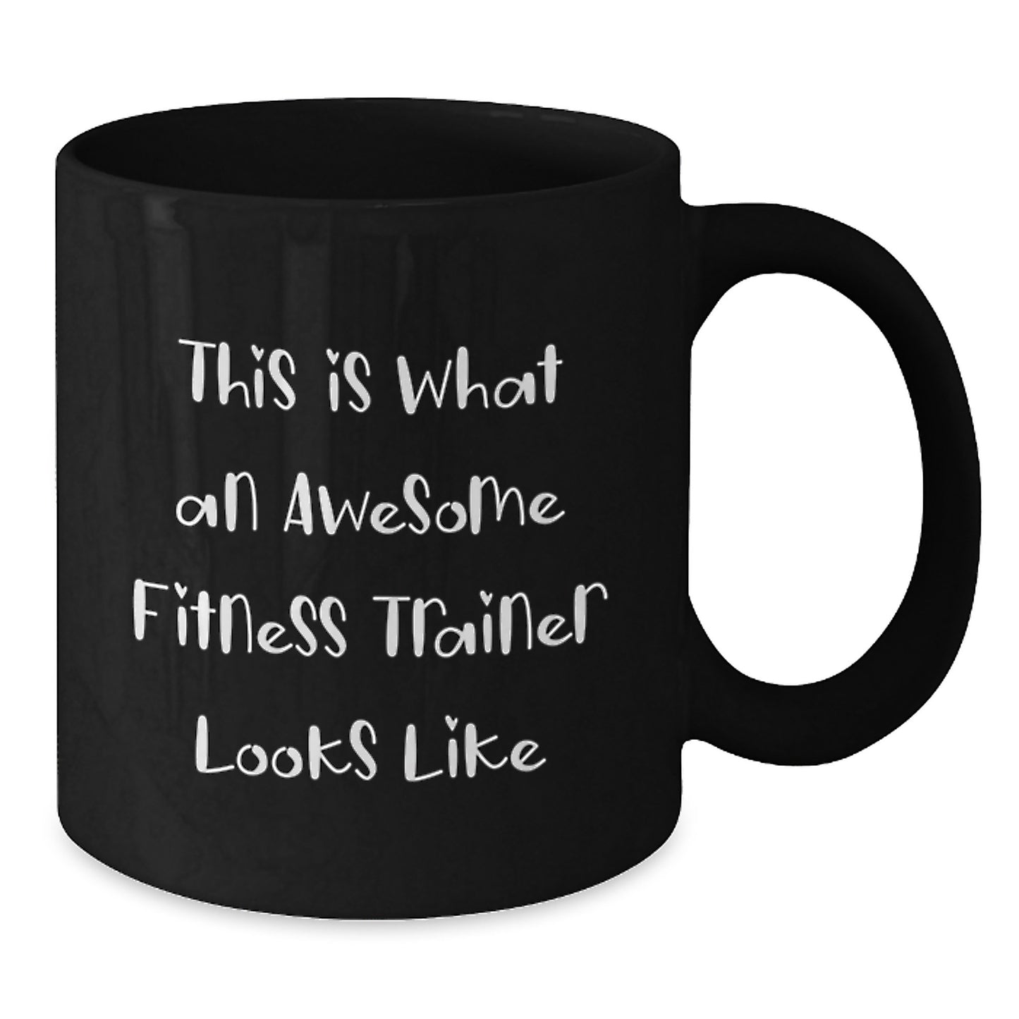 Fitness Trainer Funny Mug, Gifts for Fitness Trainers, Funny Black Coffee Mug, Christmas Unique Gifts from Friends and Family - Additional