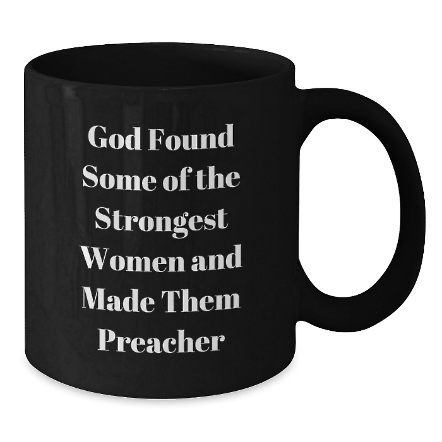 Funny Preacher Quote Black Coffee Mugs Gifts from Friends to Preacher Graduation Unique Gifts - Additional
