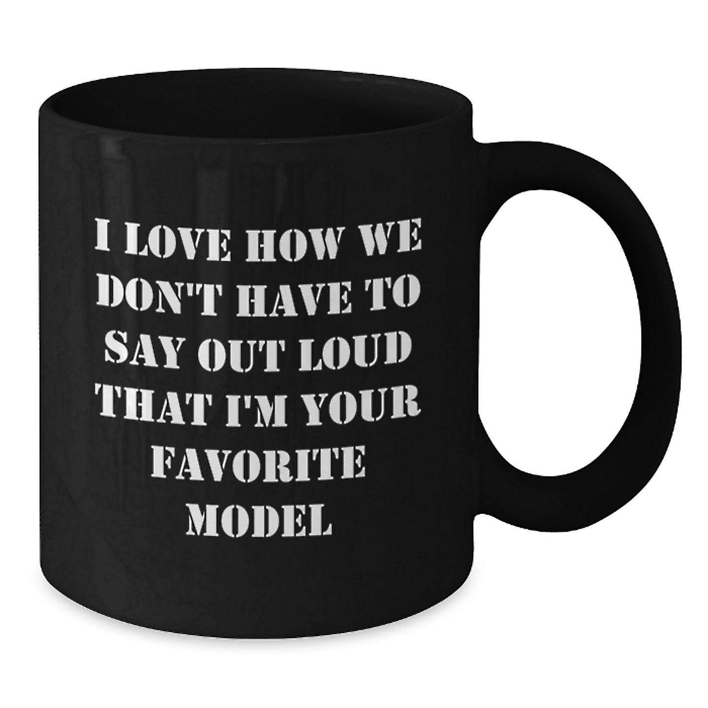 Funny Model Gifts for Men, Women, Friends, Coworkers, Family - I Love How Quote on Black Coffee Mug, Graduation Unique Gifts from Friends, Family, or Coworkers, Perfect for Model Enthusiasts - Additional