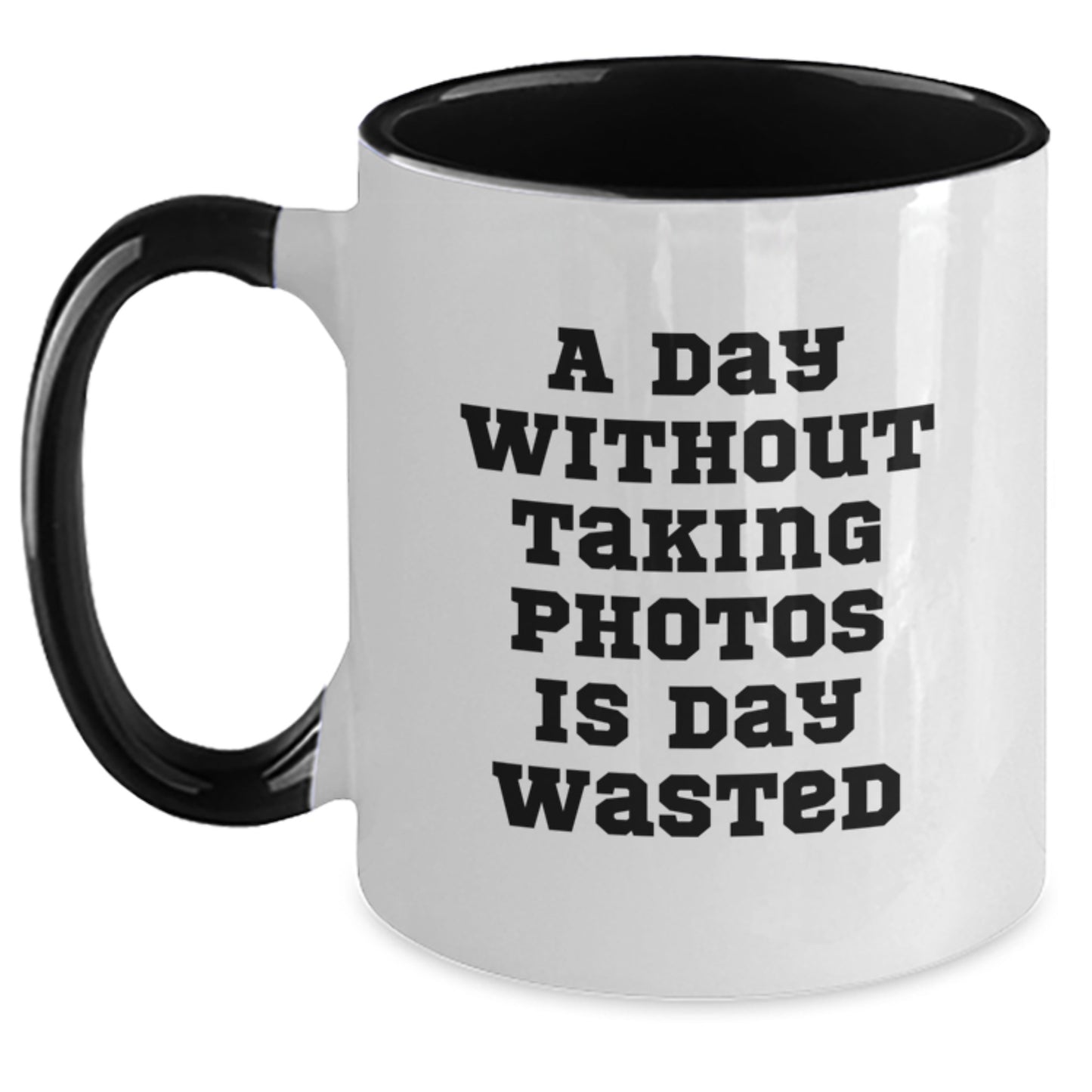 Taking Photos Enthusiasts' Funny Coffee Mugs Gifts from Men to Friends, Cute Birthday Presents for Women, Inspirational Two Tone Ceramic - Main