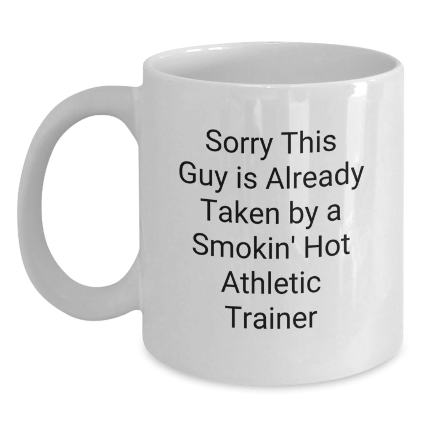Funny Quote Athletic Trainer Gifts from Friends for Men Birthday Unique White Coffee Mug - Main