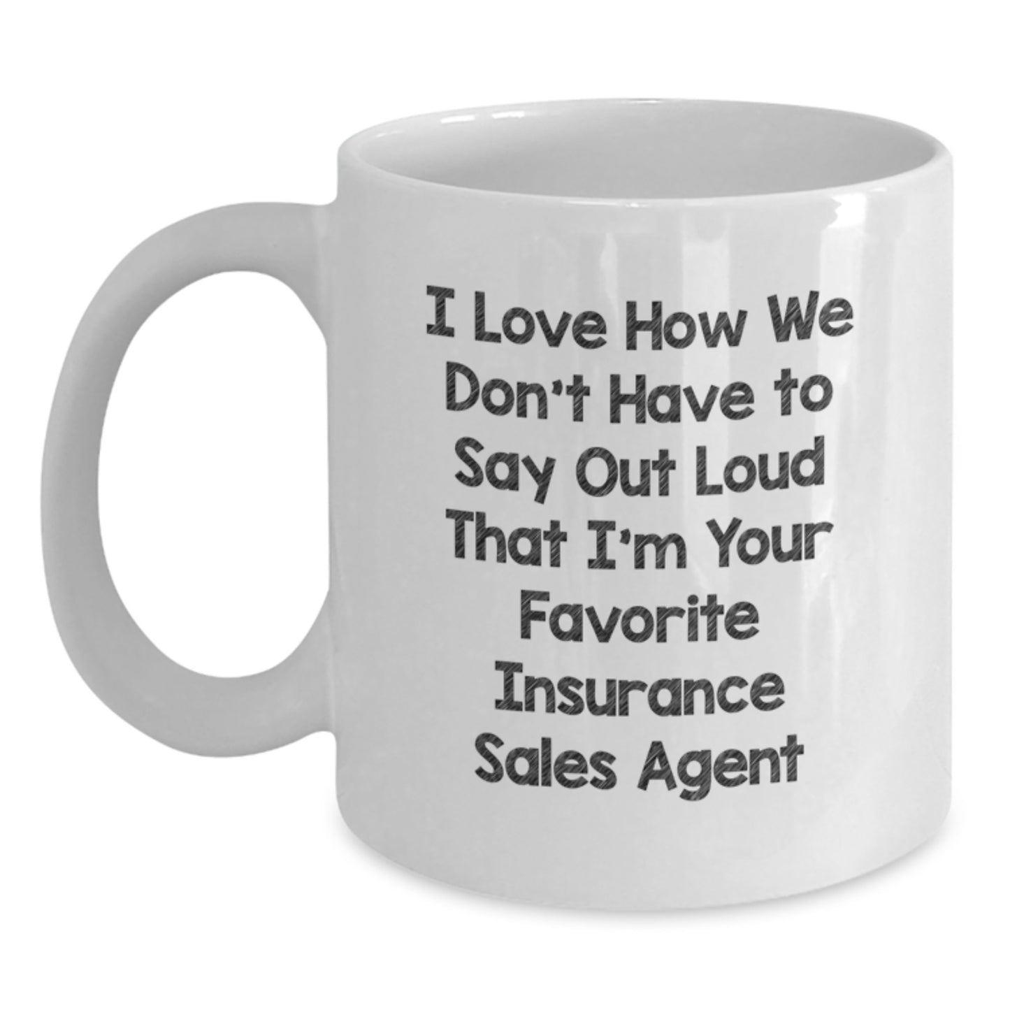 Insurance Sales Agent Gifts, Funny Quotes on White Coffee Mugs for Men and Women, Graduation Unique Gifts from Friends, Coworkers, or Family - Main