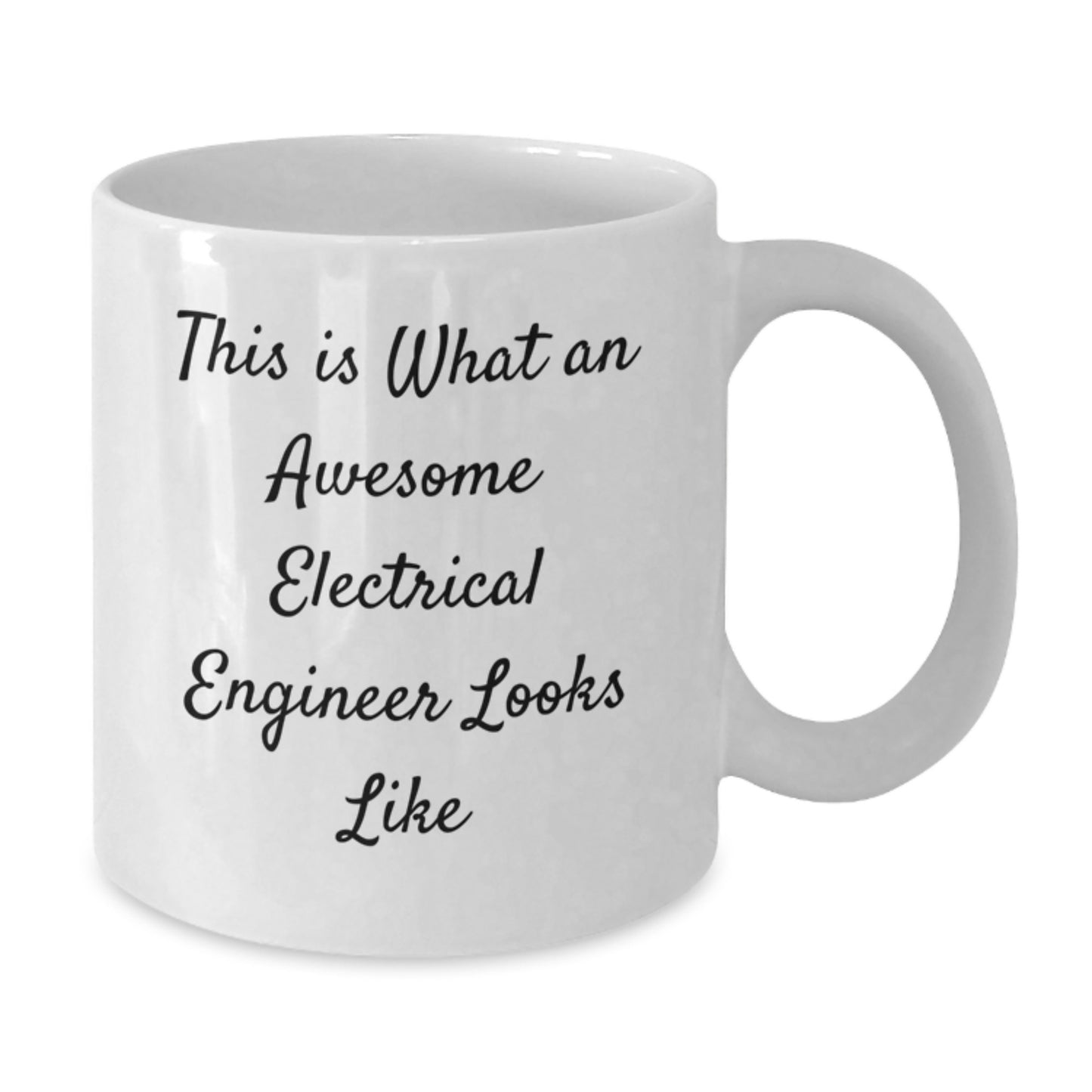 Funny Electrical Engineer Gifts from Friends for Birthday - 'This Is What An Awesome Electrical Engineer Looks Like' White Coffee Mug - Additional