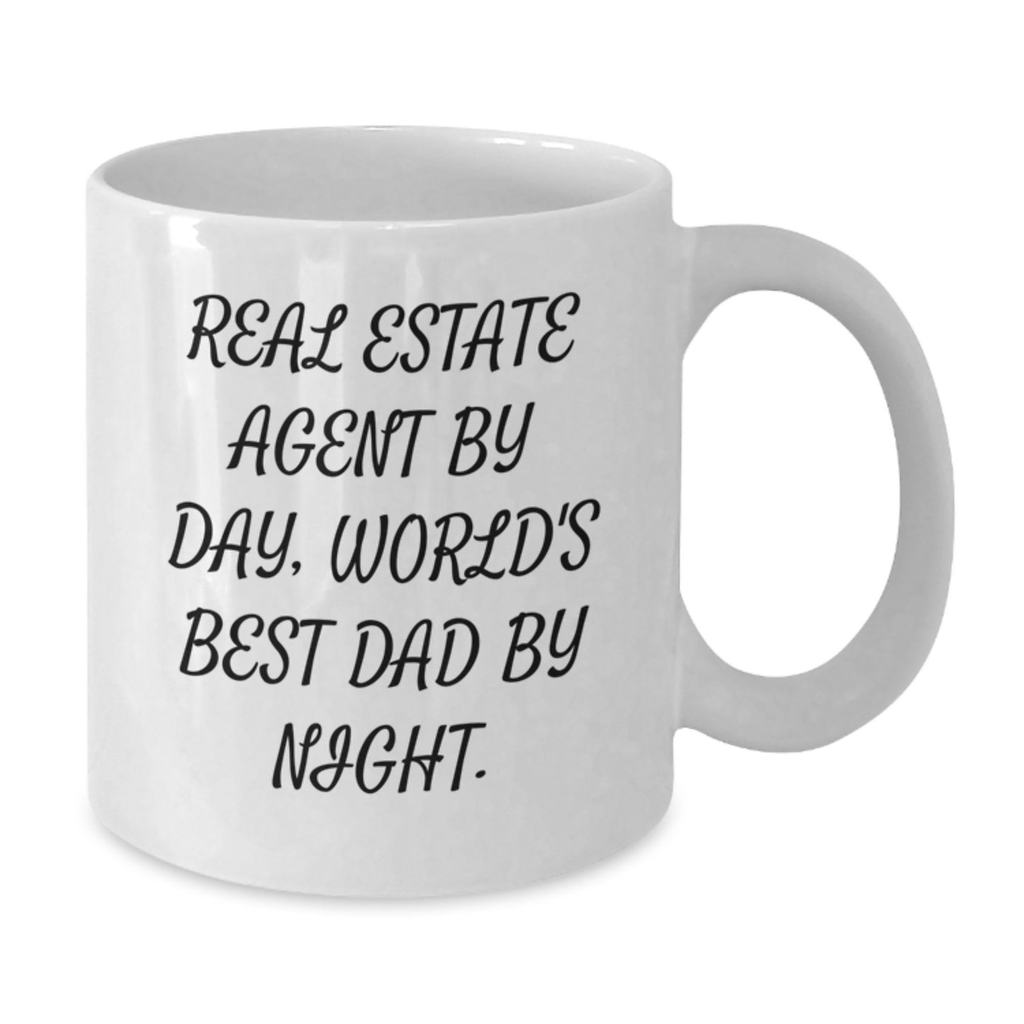Funny Real Estate Agent Gifts, Real Estate Agent By Day, World's Best Dad By Night., Unique Graduation Gifts for Men from Family - Additional