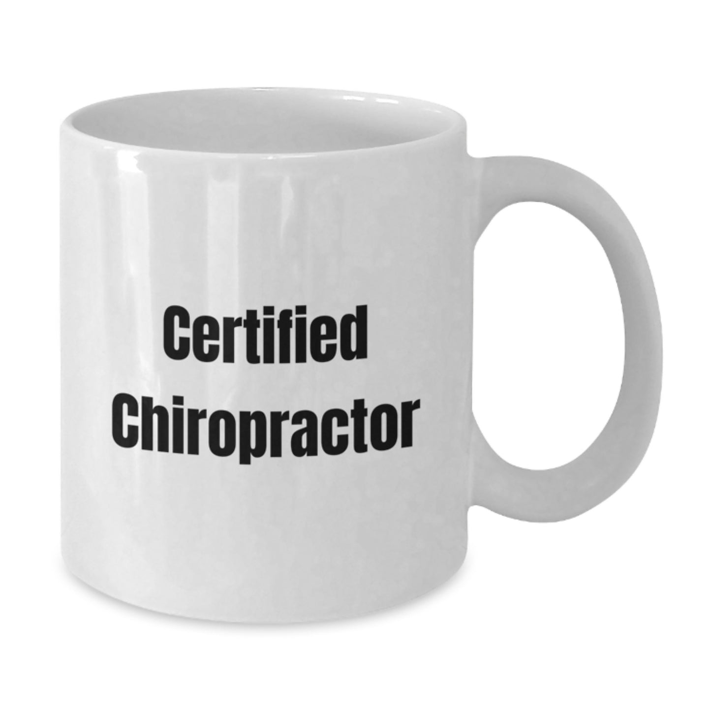 Funny Chiropractor Gifts for Men from Family - Birthday Unique Gifts, White Coffee Mug with Inspirational Quote - Additional