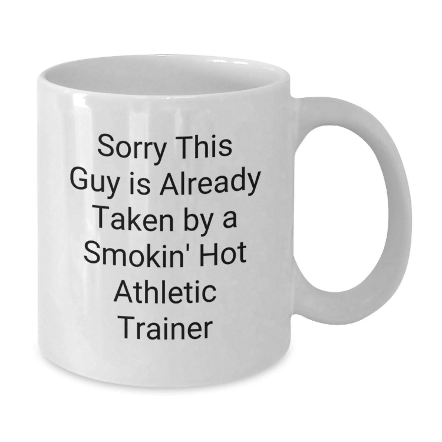 Funny Quote Athletic Trainer Gifts from Friends for Men Birthday Unique White Coffee Mug - Additional