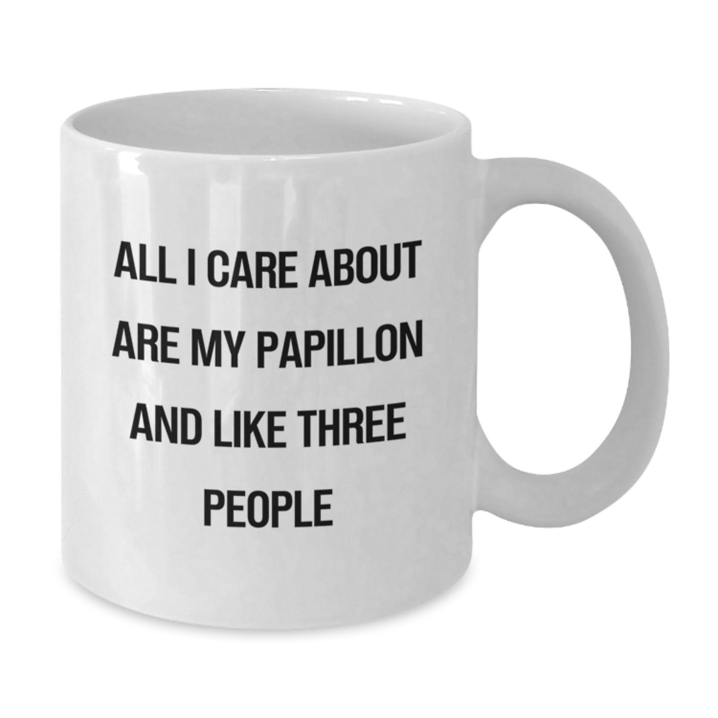 Papillon Dog Lovers Gifts from Family Friends for Him Her Birthday Unique White Coffee Mugs - Additional