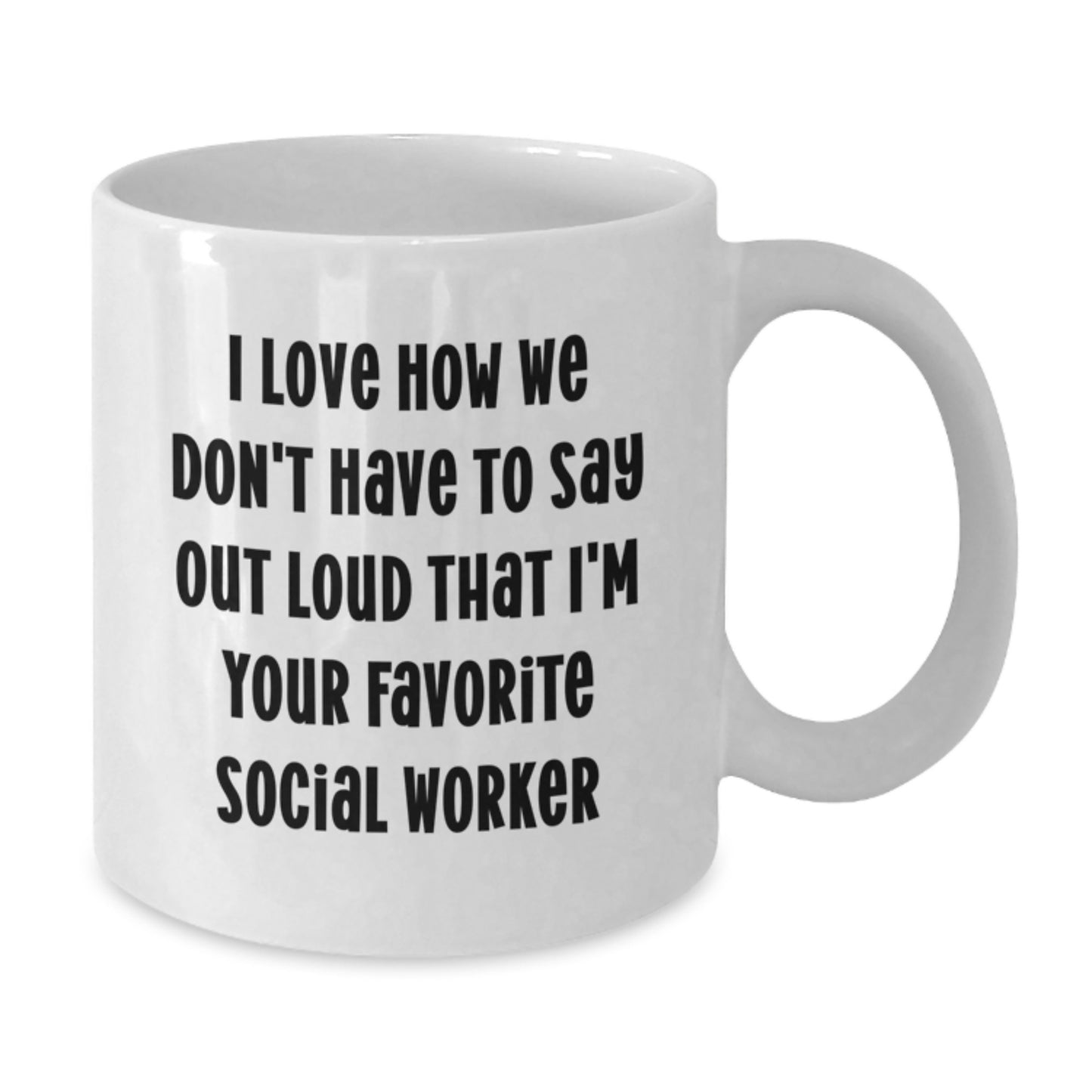 Funny Social Worker Quote Gifts from Friends to Coworkers, White Coffee Mug for Social Worker Graduation Unique Gifts - Additional