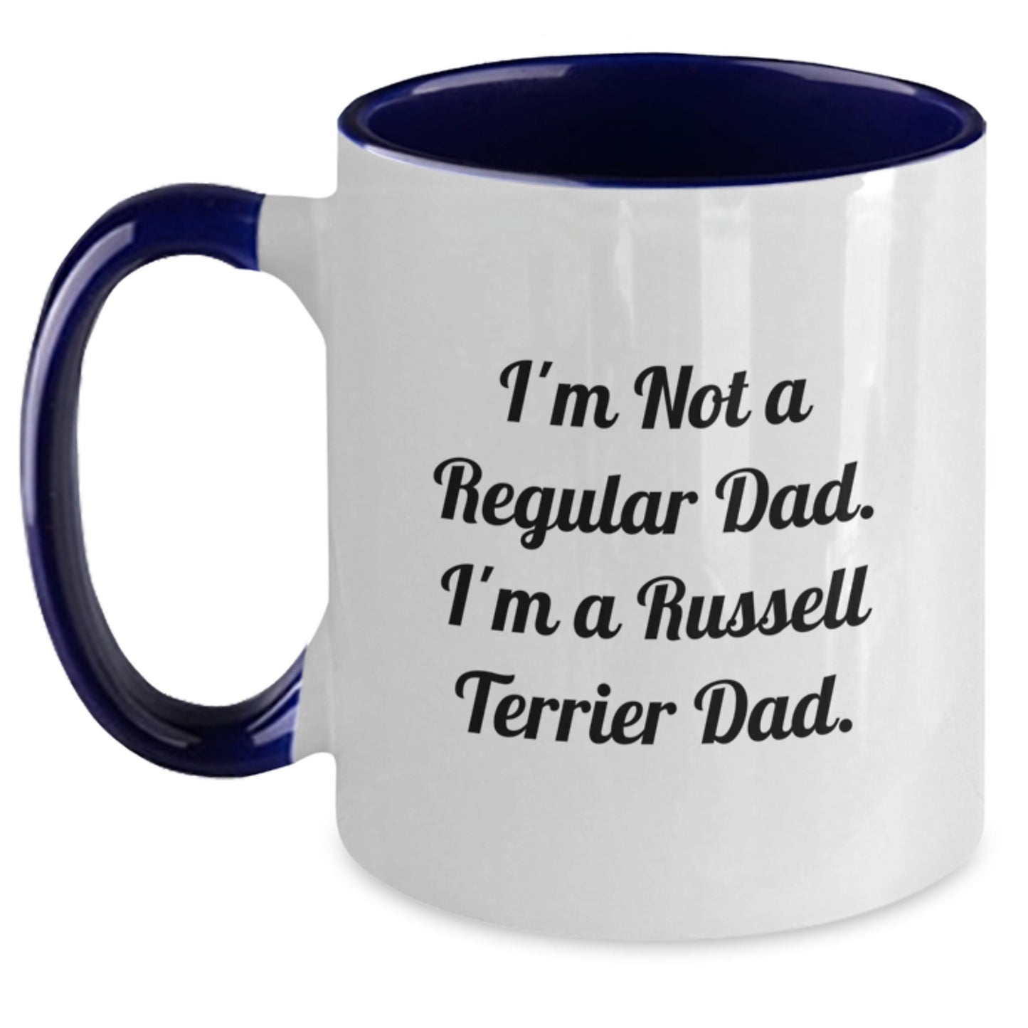 Russell Terrier Dad Funny Coffee Mug, Gifts for Russell Terrier Dog Lovers - Unique Graduation Gifts from Friends or Family - Main