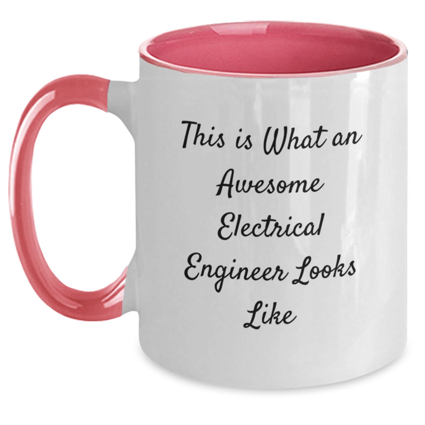 Electrical Engineer Gifts from Friends - This Is What An Awesome Electrical Engineer Looks Like Two Tone Coffee Mug, Birthday Unique Presents - Main