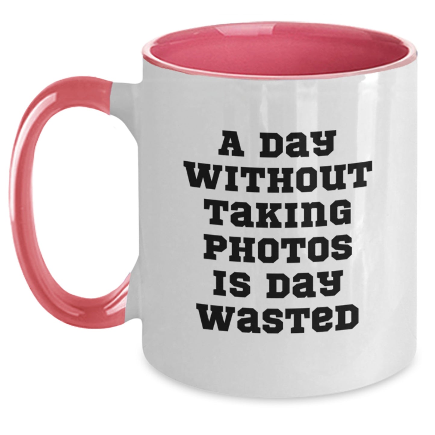 Taking Photos Enthusiasts' Funny Coffee Mugs Gifts from Men to Friends, Cute Birthday Presents for Women, Inspirational Two Tone Ceramic - Main