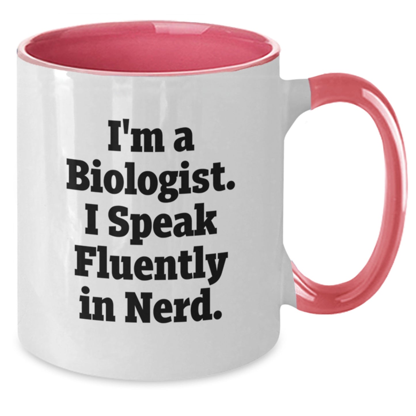 Biologist Humor Two Tone Coffee Mug Gifts from Friends to Biologist, Funny Birthday Unique Gifts for Men, Women, Coworkers, Family - Additional