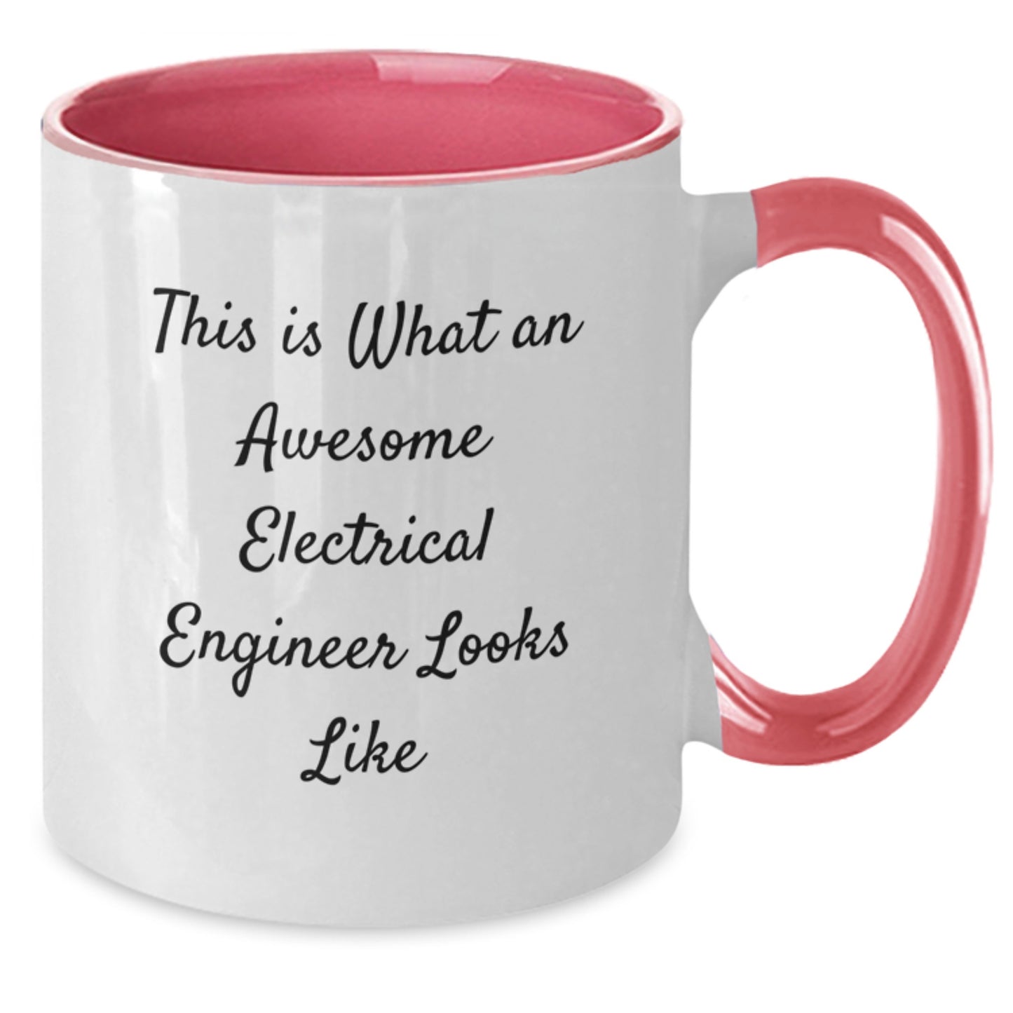 Electrical Engineer Gifts from Friends - This Is What An Awesome Electrical Engineer Looks Like Two Tone Coffee Mug, Birthday Unique Presents - Additional