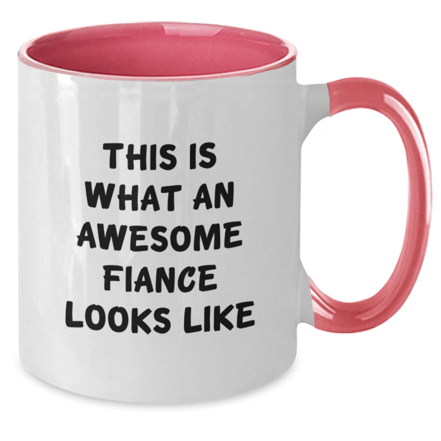Funny Fiance Gifts from Friends for Graduation - Two Tone Coffee Mug - Additional