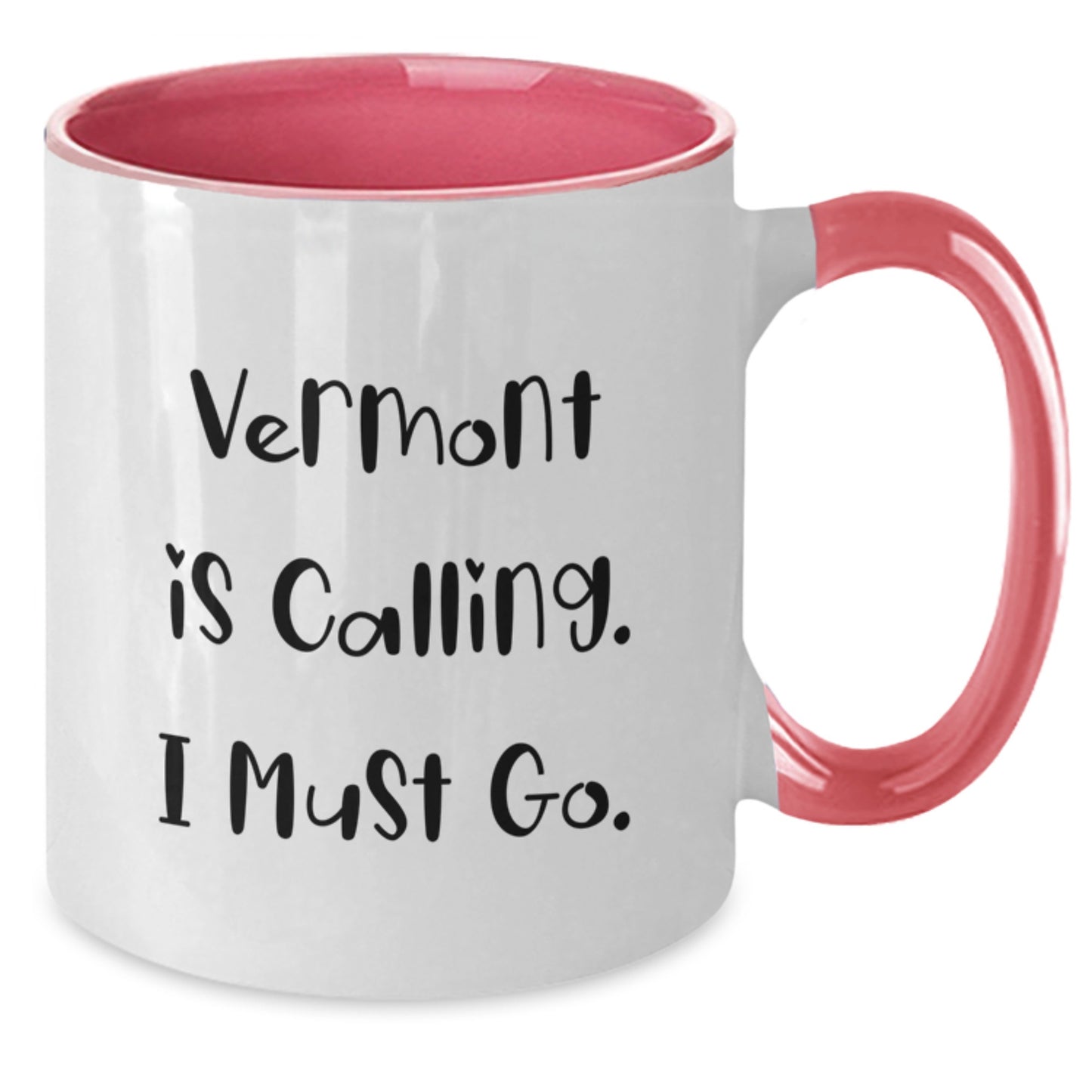 Vermont Calling Gifts for Friends from Men, Unique Two Tone Coffee Mugs for Graduation - Additional