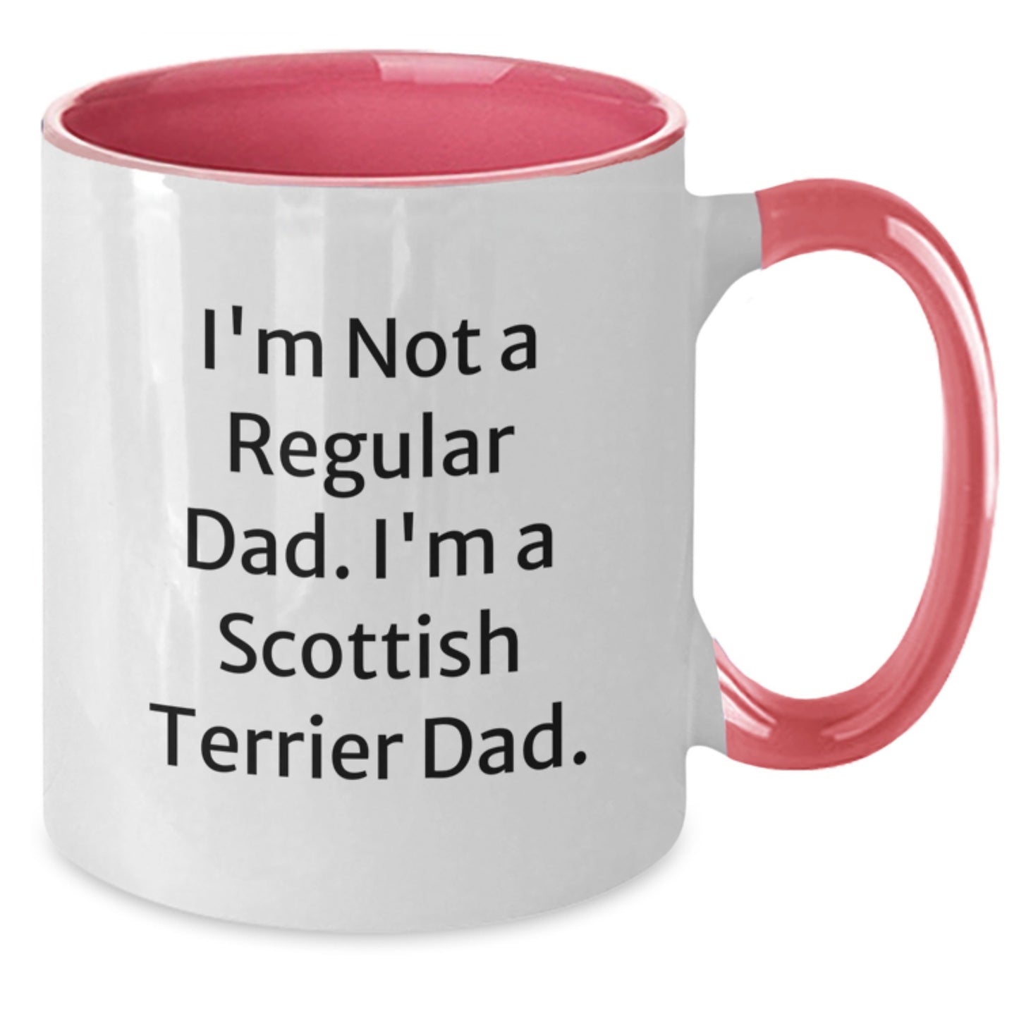 Funny Scottish Terrier Dog Gifts, Two Tone Coffee Mug for Scottish Terrier Dad, Gifts from Men to Friends, Perfect Graduation Unique Gifts for Him - Additional