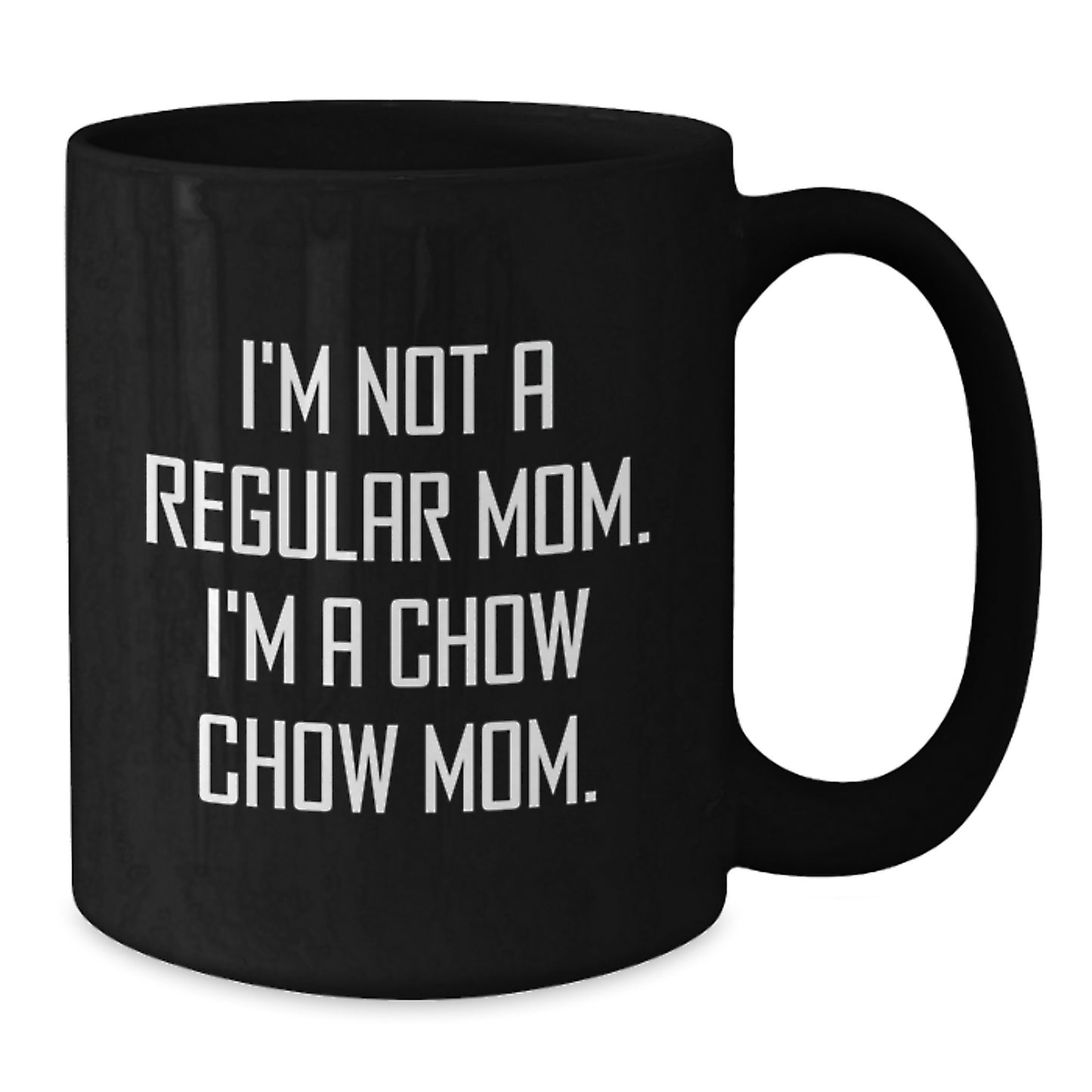 Chow Chow Dog Moms Funny Gifts for Graduation Black Coffee Mugs from Family to Friends - Additional
