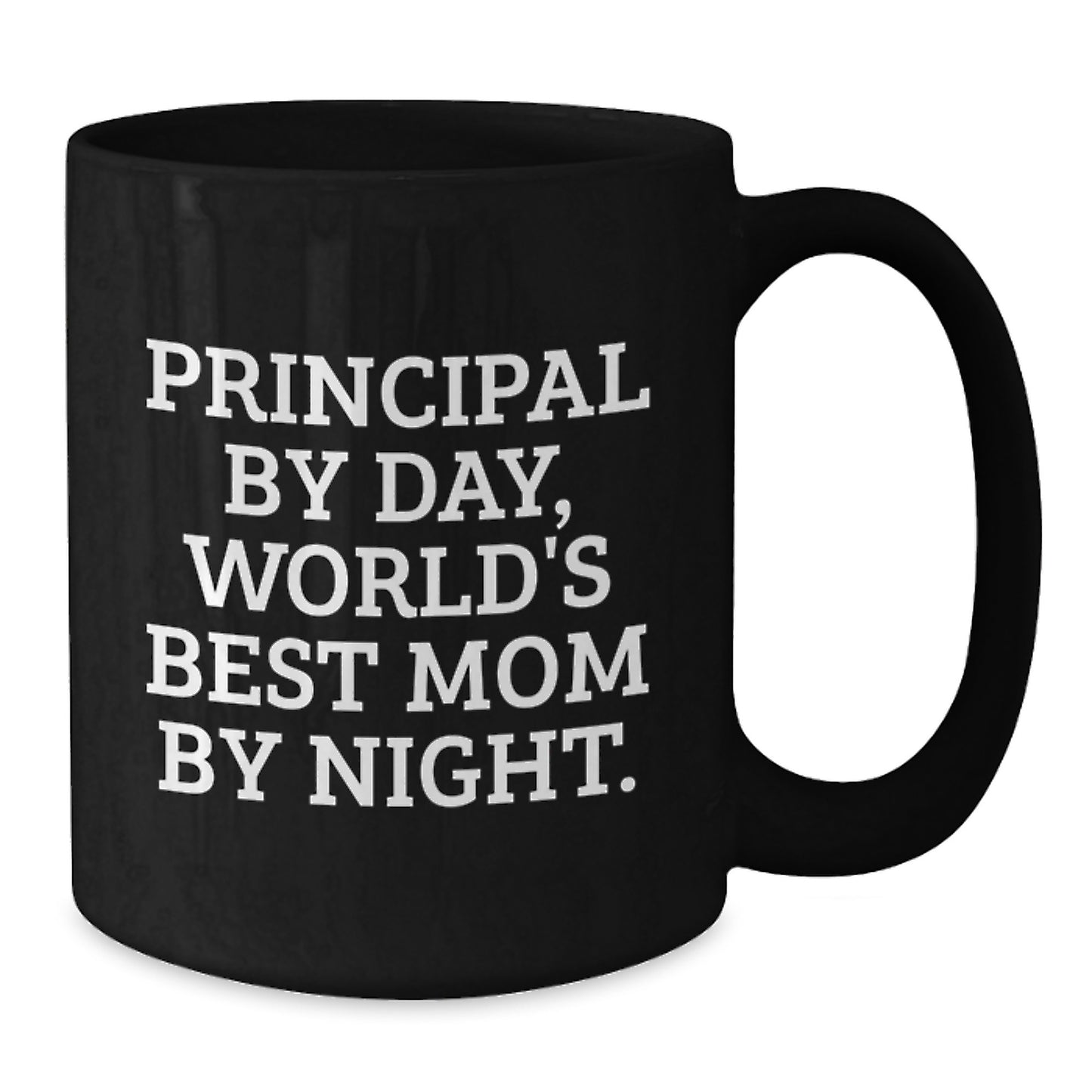 Principal Quotes Funny Black Coffee Mugs Gifts from Mom to Birthday Girl, Principal By Day, World's Best Mom By Night, Unique Birthday Unique Gifts for Friends Family - Additional