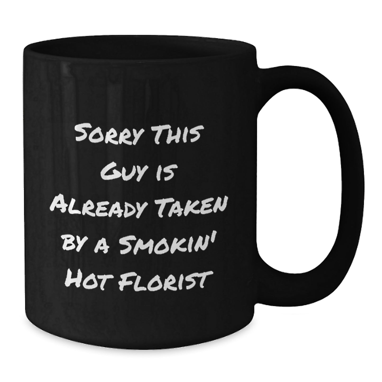 Florist's Favorite Black Coffee Mug, Funny Quote, Birthday Unique Gifts from Friends, Gifts for Florist - Additional