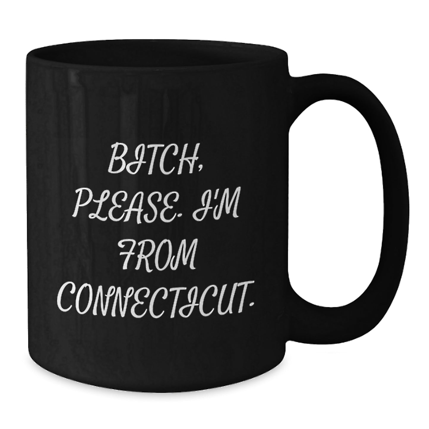 Connecticut Proud Funny Quote Black Coffee Mugs Gifts for Friends from Connecticut, Men, Women, Family - Additional