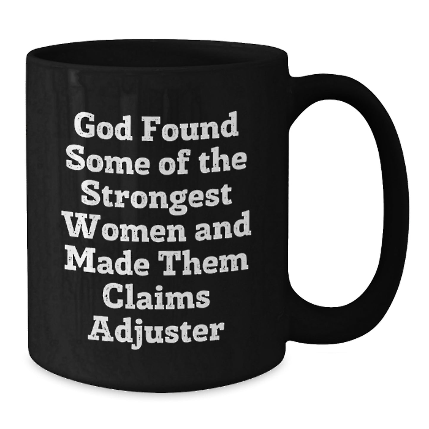 Funny Claims Adjuster Gifts from Friends, Gifts for Women Claims Adjuster, Black Coffee Mug - Additional