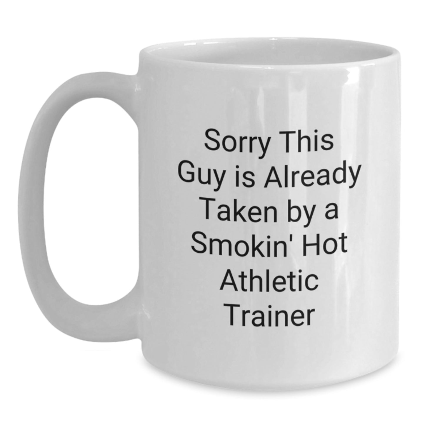 Funny Quote Athletic Trainer Gifts from Friends for Men Birthday Unique White Coffee Mug - Main