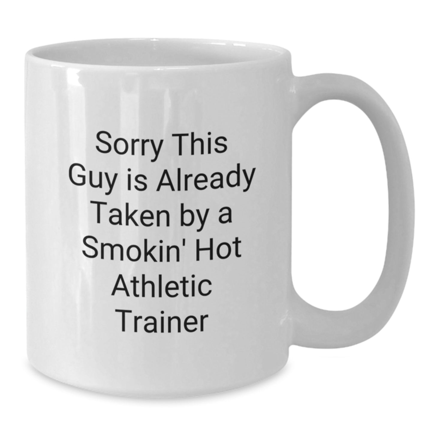 Funny Quote Athletic Trainer Gifts from Friends for Men Birthday Unique White Coffee Mug - Additional