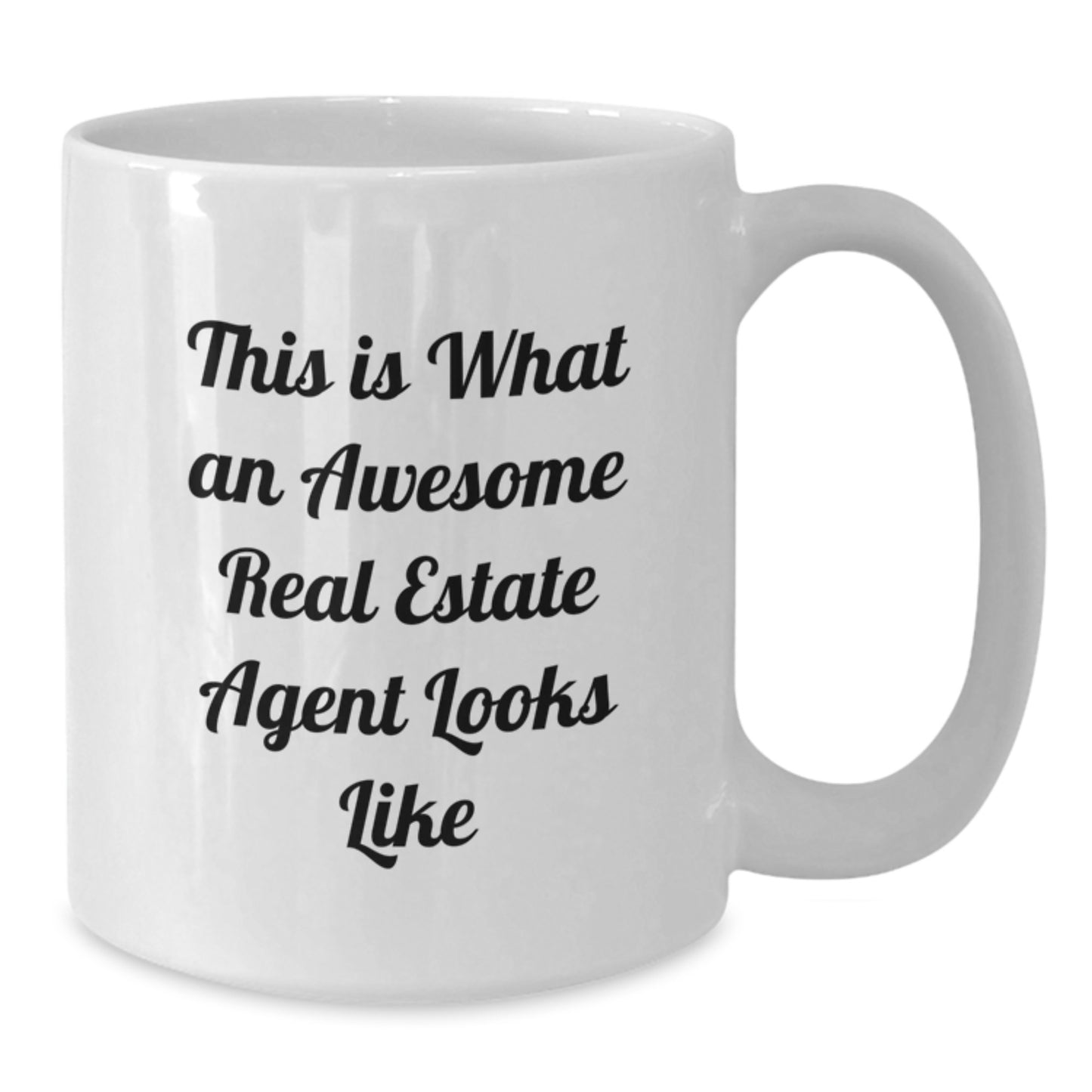 Funny Real Estate Agent Gifts, White Coffee Mug, This Is What An Awesome Real Estate Agent Looks Like, Gifts from Men to Real Estate Agent, Birthday Unique Gifts - Additional