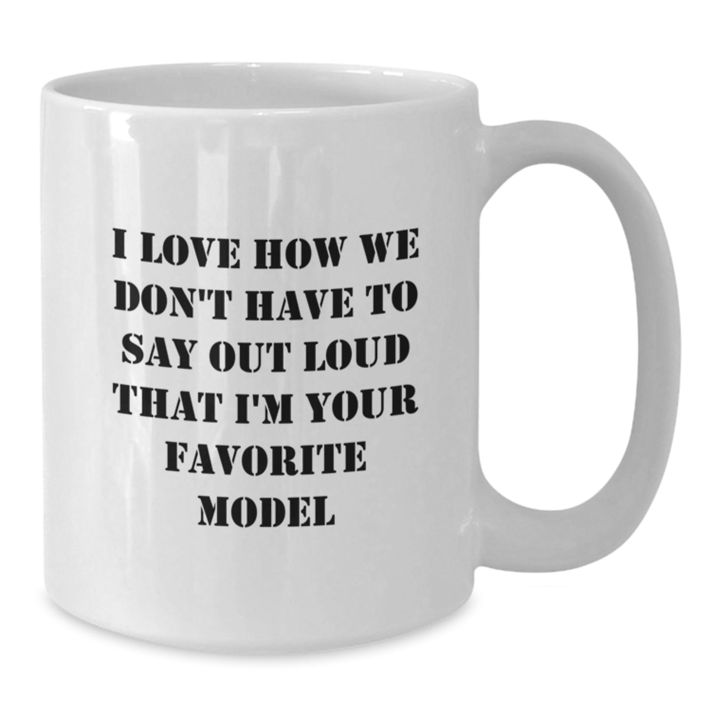Funny Model Quotes Gifts from Friends for Favorite Model White Coffee Mug, Unique Graduation Gifts for Women, Men, Family, Coworkers - Additional
