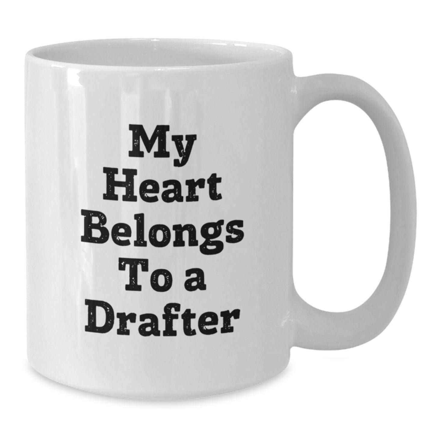Funny Drafter Quotes Gifts For Him White Coffee Mug, Birthday Unique Gifts from Friends, Coworkers, Family - Additional