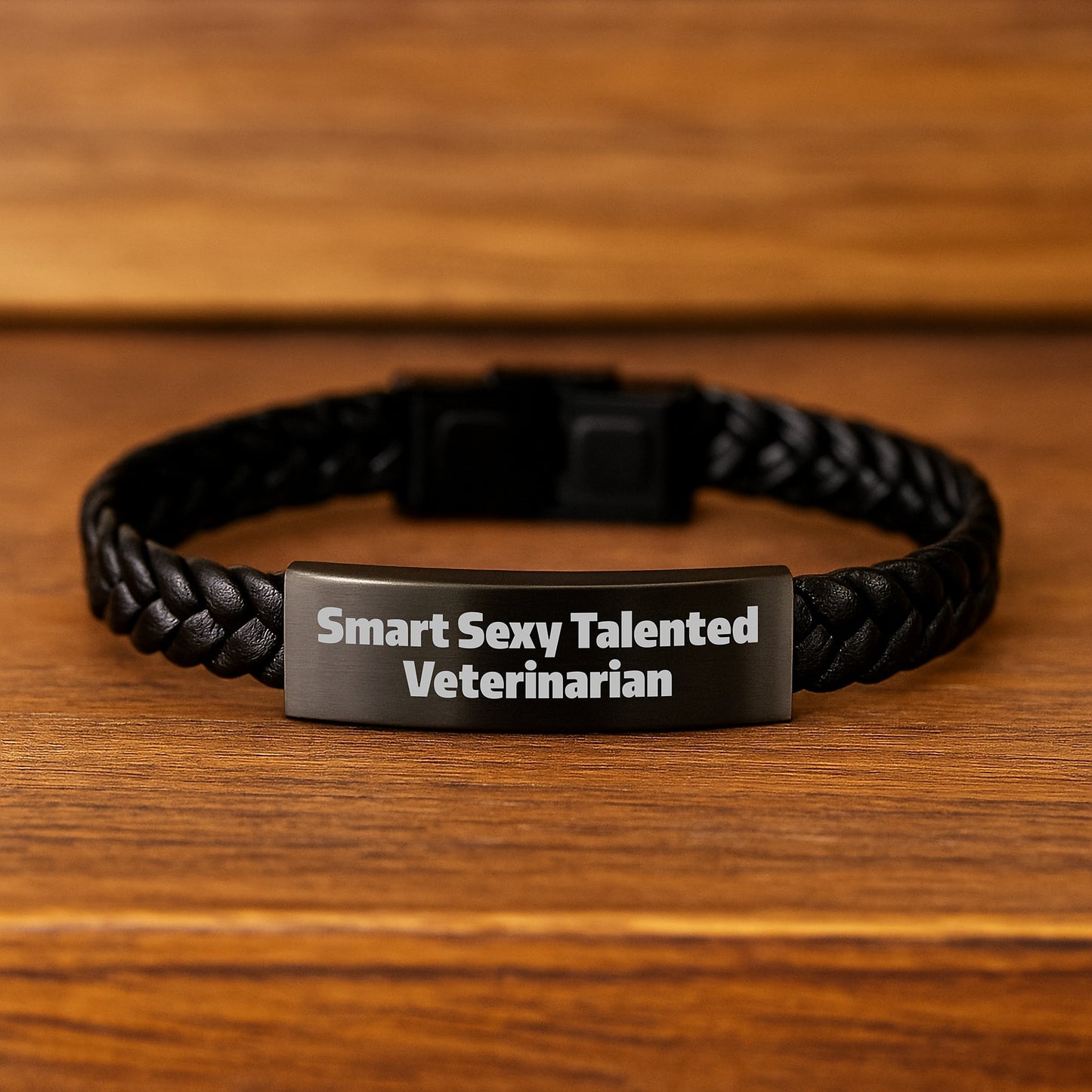 Smart Sexy Talented Veterinarian Interlaced Leather Graduation Gift for Men Women Friends Family - Image 2