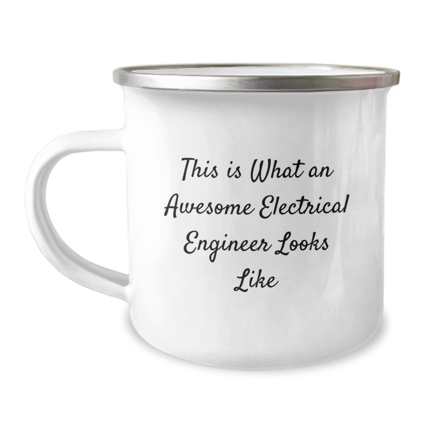 Gifts from Men to Electrical Engineer Friends, Funny Camping Mug for Birthday, This Is What An Awesome Electrical Engineer Looks Like - Image 1