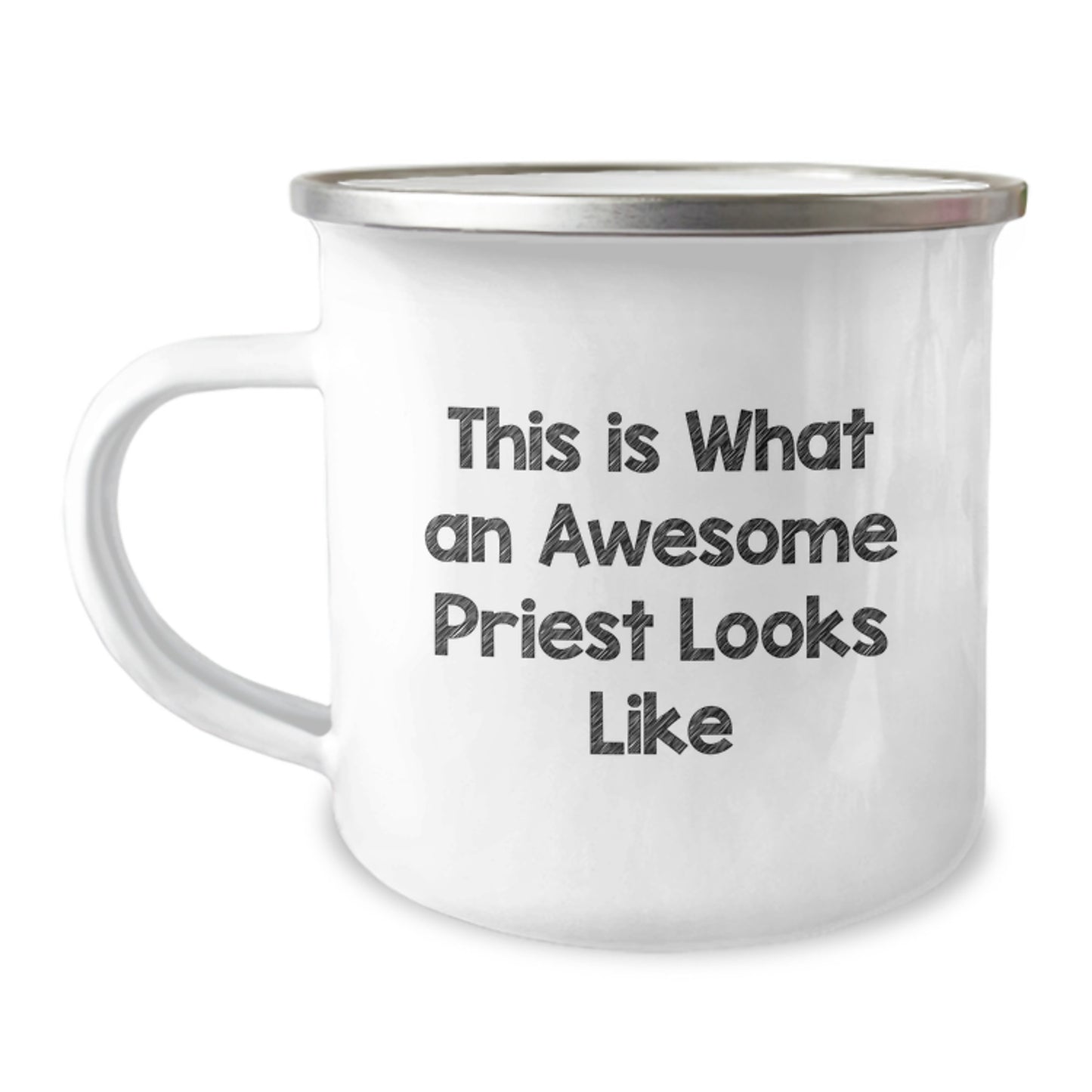 Priest Gifts, Funny Quote, Camping Mug, Birthday Unique Gifts from Friends to Priest - Image 1