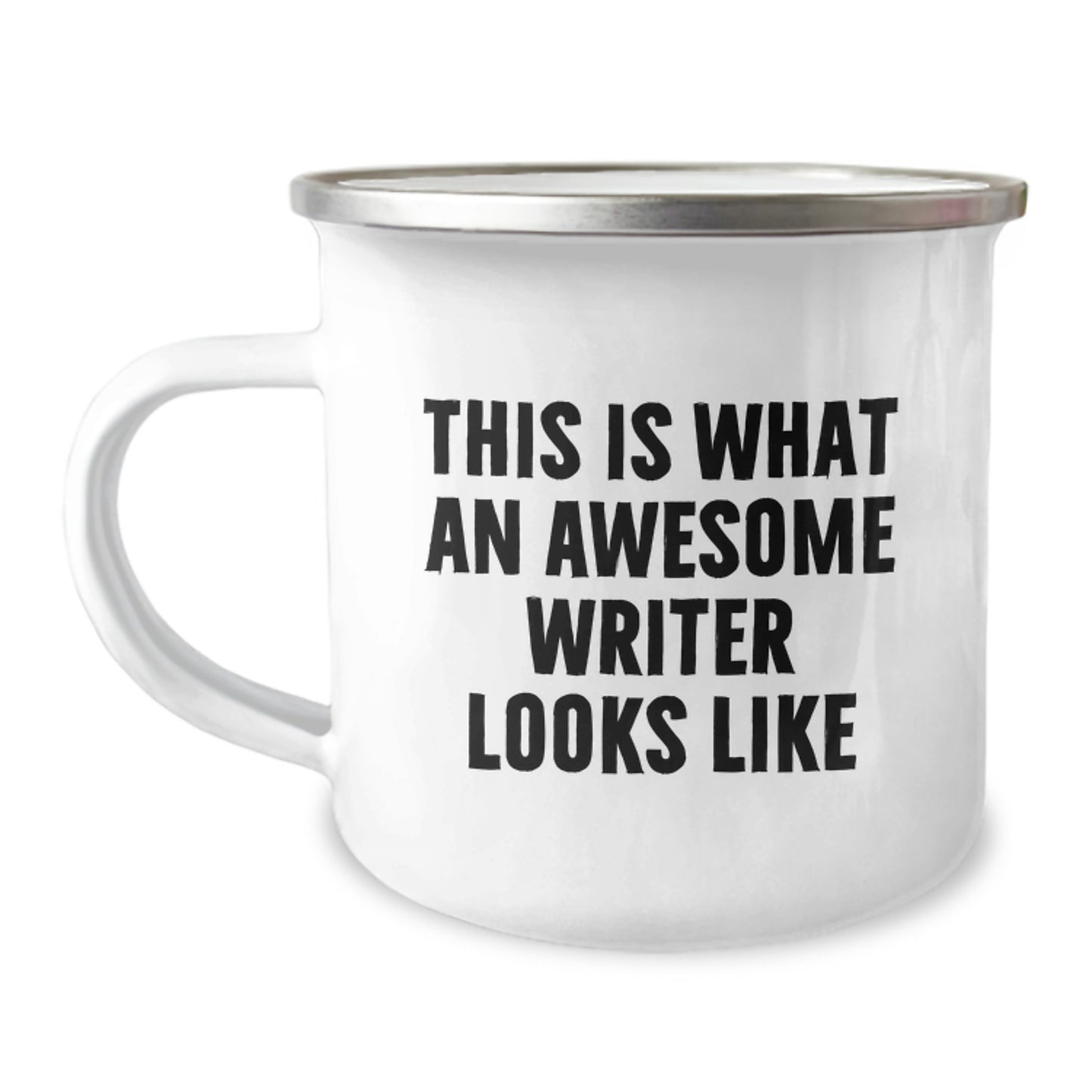 Funny Writer Gifts from Friends - This Is What An Awesome Writer Looks Like Mug for Writers on Birthday - Image 1