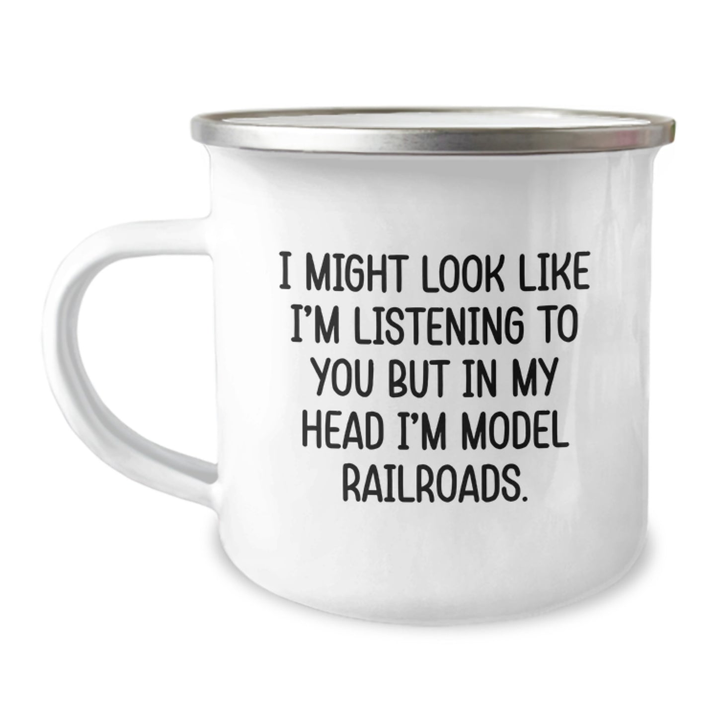 Funny Quote Model Railroads Camping Mug Gifts from Friends for Birthday - Image 1
