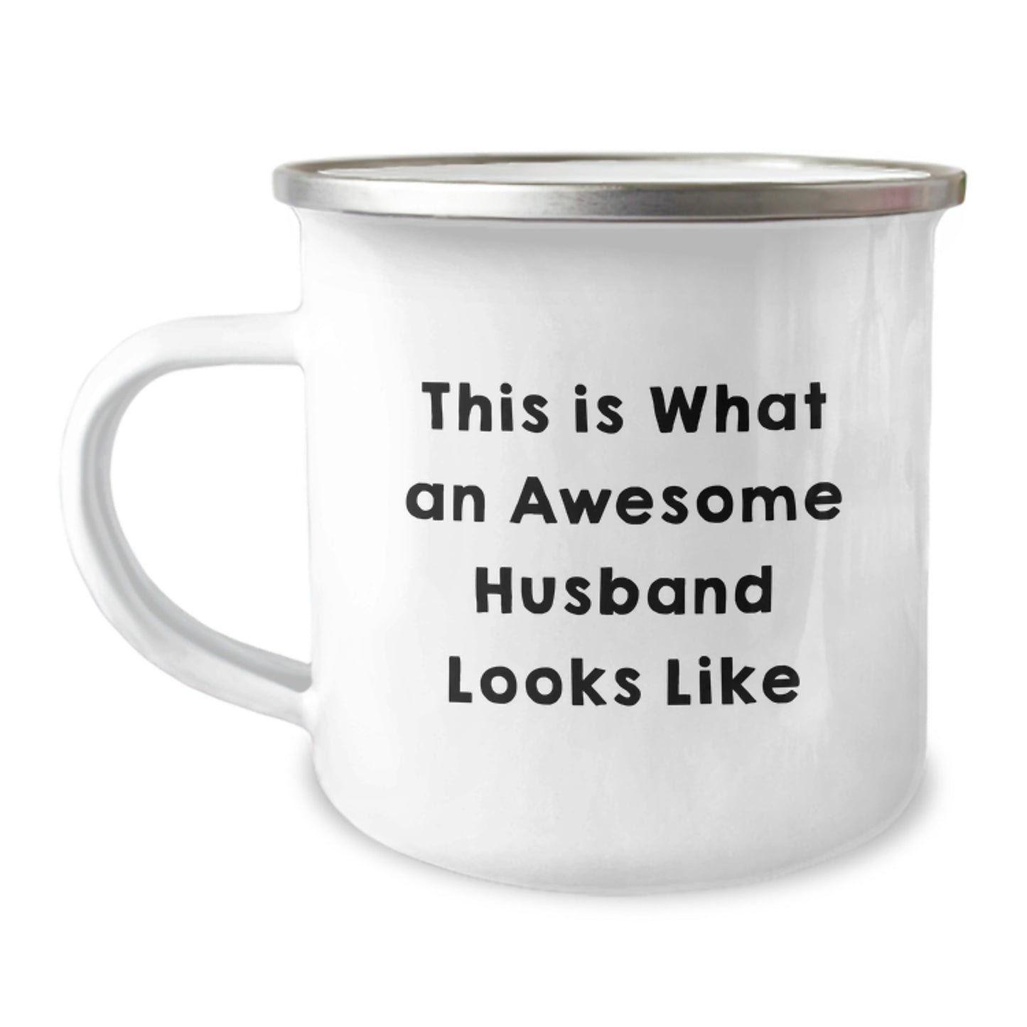Husband Gifts: Funny Camping Mug for Awesome Husband, Perfect Graduation Gift from Family or Friends - Image 1