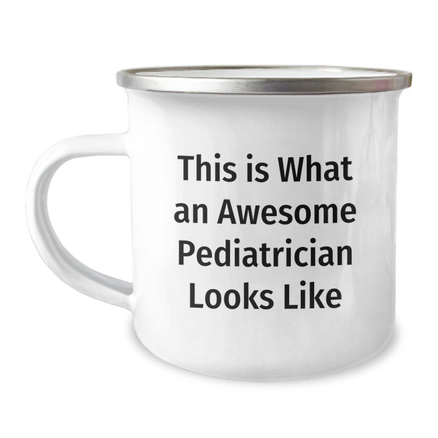 Funny Pediatrician Gifts for Christmas, Camping Mug with This Is What An Awesome Pediatrician Looks Like Quote, Gifts from Family for Pediatrician - Image 1
