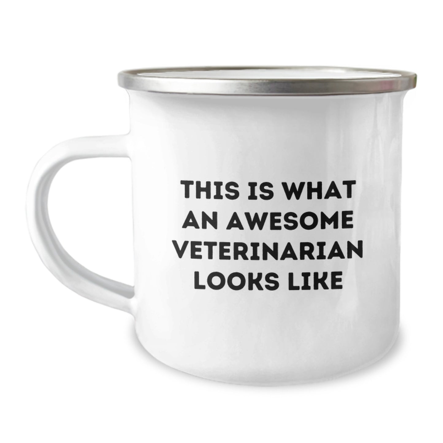 Funny Veterinarian Gifts, Inspirational Camping Mug for Birthday, Gifts from Friends, Gifts for Veterinarian, This Is What An Awesome Veterinarian Looks Like - Image 1