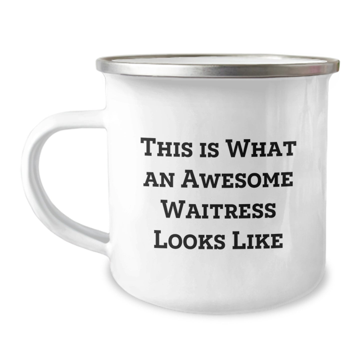 Waitress Gifts from Friends, This Is What An Awesome Waitress Looks Like Funny Camping Mug for Birthday, Gifts for Waitress, Men, Women, Friends, Coworkers, Family - Image 1