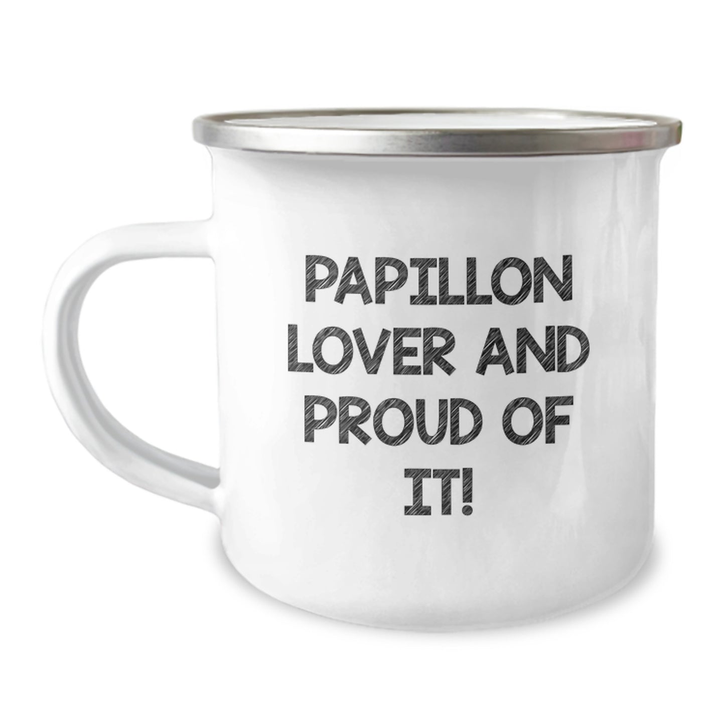 Papillon Dog Lover Gifts for Friends and Family, Funny Camping Mug, Birthday Unique Gifts from Men to Women - Image 1