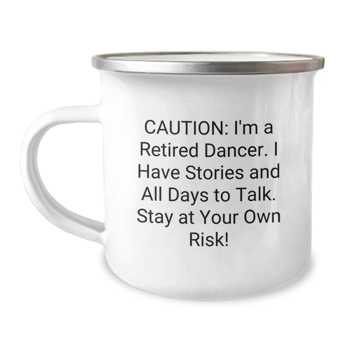 Funny Dancer Camping Mug Gifts from Family to Dancer Friends - Stay At Your Own Risk!, Gifts for Dancer Women, Dancer Gifts, Graduation Unique Gifts - Image 1