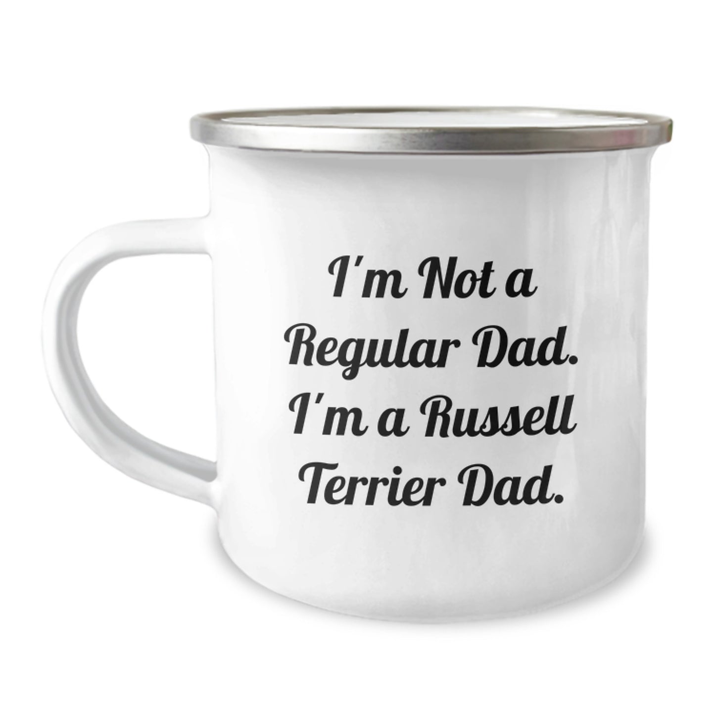 Funny Russell Terrier Dog Dad Gifts from Family for Graduation Unique Mugs - I'm Not A Regular Dad. I'm A Russell Terrier Dad. - Image 1