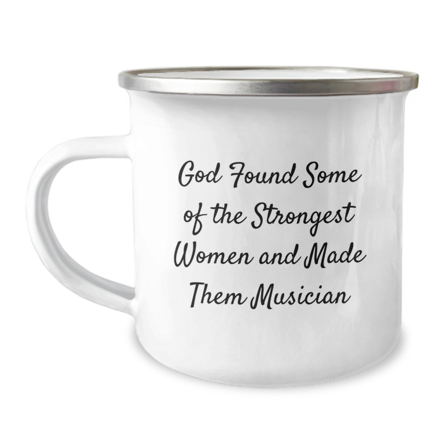 Funny Musician Gifts for Her, Musician Quotes Camping Mug, Gift from Women to Musician Friends, Unique Graduation Gifts for Her, Inspirational Musician Mug - Image 1