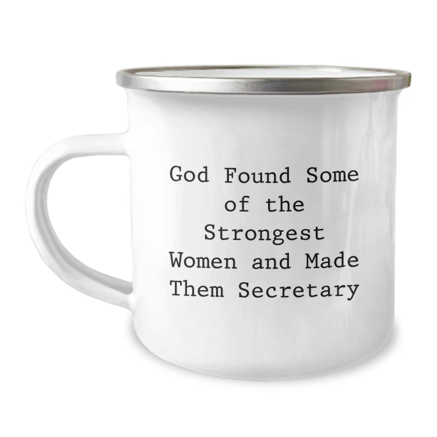 Funny Secretary Quotes Gifts from Friends to Secretary on Graduation Unique Gifts, Camping Mug for Secretary, Secretary Humor Gifts - Image 1