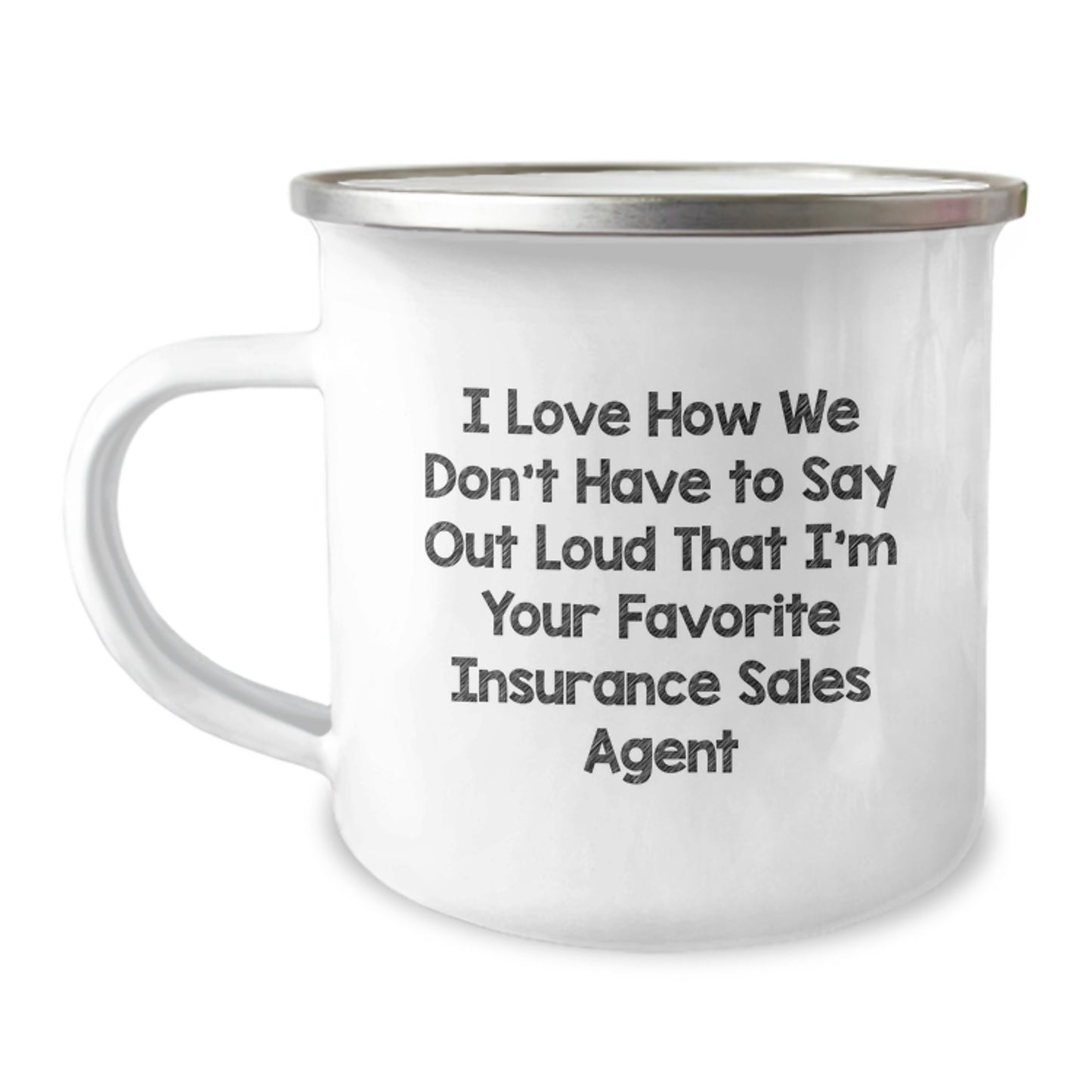 Insurance Sales Agent Gifts, Funny Quote Camping Mug, Gifts from Friends for Insurance Sales Agent Graduation, Unique Inspirational Present - Image 1
